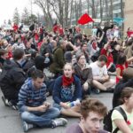 NY Student March in Support of Students of Quebec