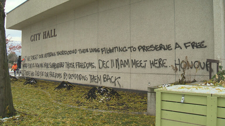 City Hall Intentionally Left Open For Vandalism