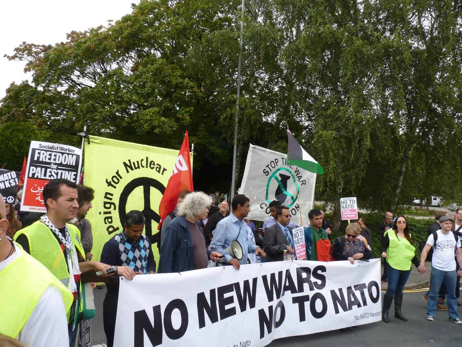 Protesters Rip into NATO representatives at Panel