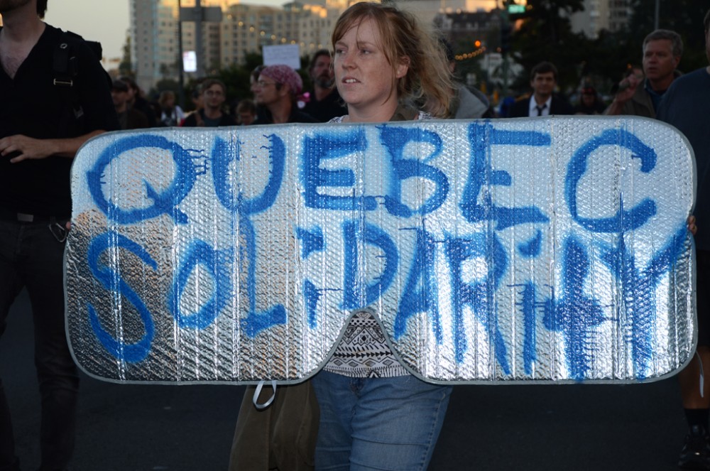Solidarity with Quebec/SolidariteÌ avec Le QueÌbec