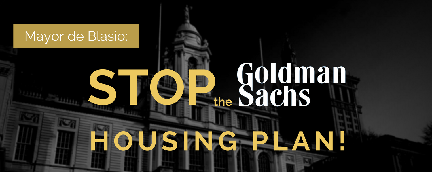 Stop Goldman Sachs!
