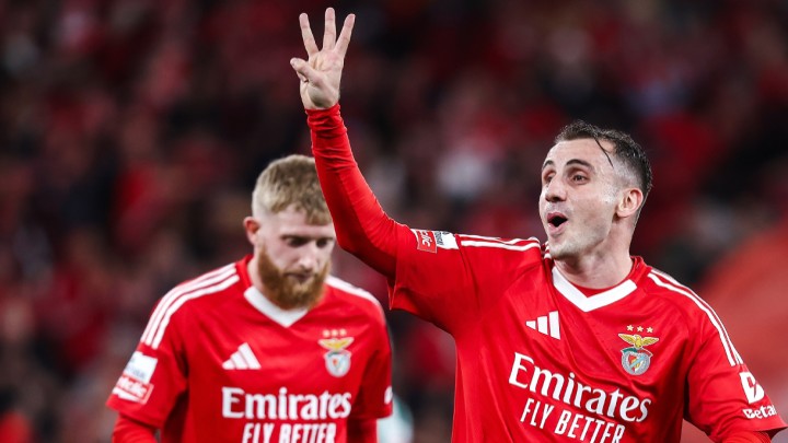 pemain benfica selebrasi