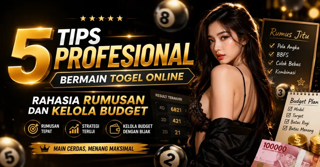 5 Tips Profesional Bermain Togel